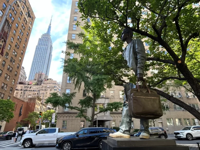 Journey Through Time: The Travellers Exhibit by Bruno Catalano on Park Avenue